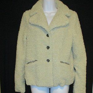 Marrakech Thick Cotton Long Sleeves Beige Short Coat